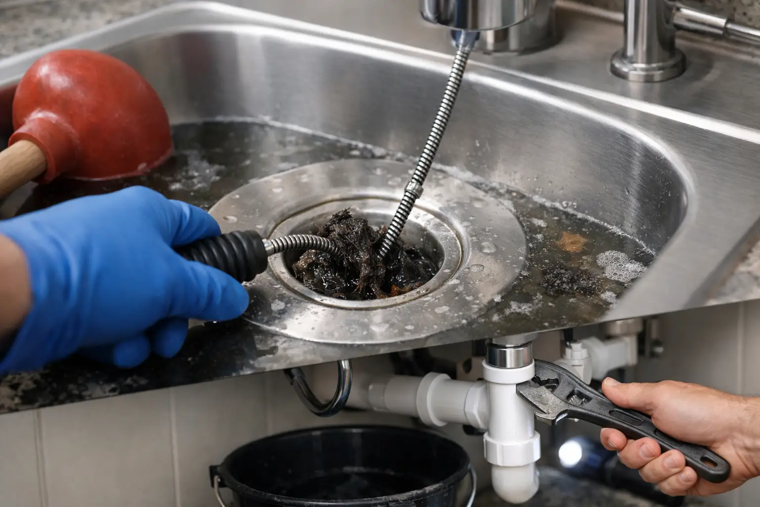 How to Remove a Drain Clog Safely