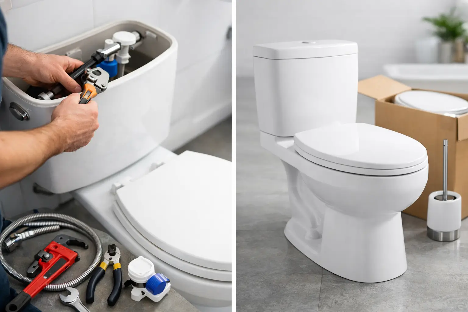 Toilet Repair or Replacement - Which Saves More?